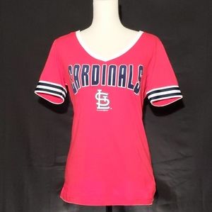 New Era St. Louis Cardinals V-Neck Tee